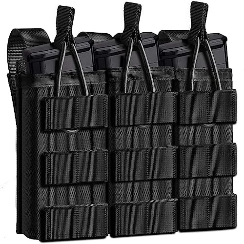 ACEXIER Tactical Molle Magazintasche Triple Mag Tasche Patronentasche für Gewehrpistole Jagd Paintball Mag Holder Träger