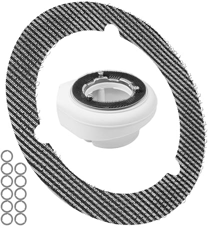 Abfluss Haarfänger, 12 Stück, kompatibel mit Viega Tempoplex Duschablauf Bj. 2006 - Heute, Einwegsieb Duschfilter, Haarsieb Dusche, Duschwanne Filter, Haarfilter Abflusssieb, Einsatz Wanne Ablauf Set