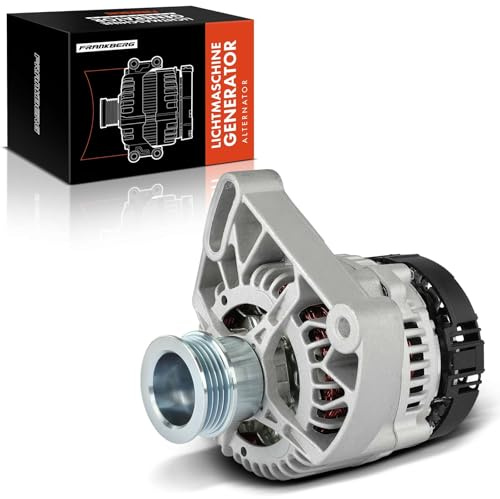 Frankberg Lichtmaschine Generator 105A 51727333 | Kompatibel mit Punto Kasten/Hatchback 199, Linea 110 323, Punto Evo 199, 500 C 312, Grande Punto 199, 500 312