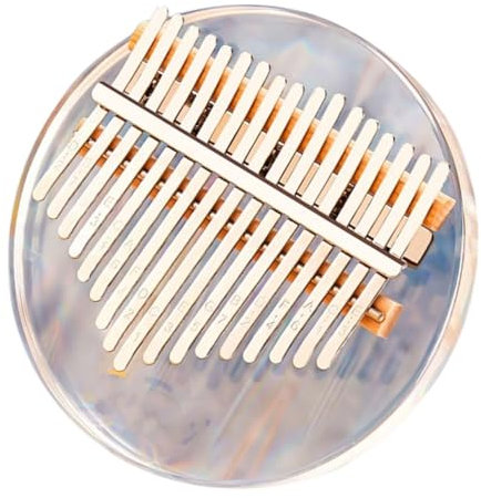 Vaguelly 17-tasten-mini-kalimba-klavier Für Jungen Und Mädchen Acryl-kristall-klavier Als Musikinstrument Für Kinder