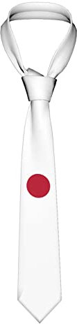 Business Halstuch Japan-Flagge Japanisches Land, Krawattenschal Casual Herren Krawatte Graziös Arbeit Krawatten Für Party Büro Business