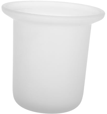 SOPOTUTU Ersatzhalter Für Toilettenbürste Satiniertes Glas Praktischer Toilettenbürstenständer Für Badezimmer Vielseitiger Und Langlebiger Wc-zubehör Platzsparend Und