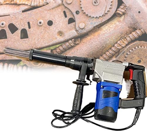 XNXYSMKJ Electric Needle Scaler,High Power Industrial Grade Electric Needle Scaler Hand-Held Needle Derusting Gun Electric Jets Chisels for Removal of Rust