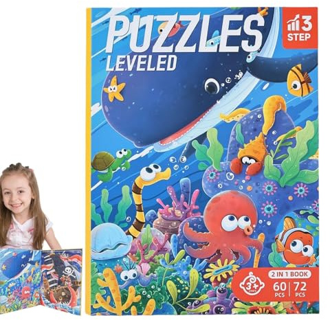 Magnetisk lekbok - uppvaknande pedagogiskt spel för småbarn, pedagogiska leksaker resor present flickor pojkar