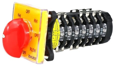 Interruttore di commutazione universale a camme multiposizione for fresatrice SZW25-64D/7, 25 A, velocità avanti e indietro, 1 pz.