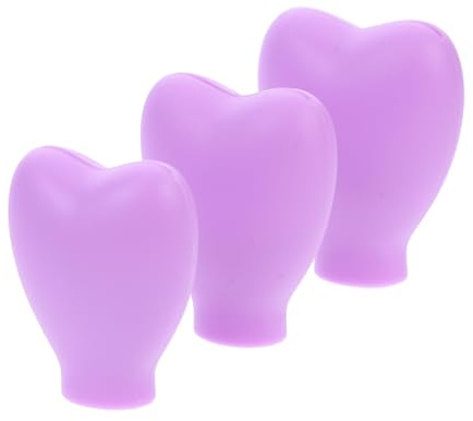 Healeved Couvre-Pinceaux de Maquillage en Silicone, Lot de 3 Protections pour Pinceaux, Étui de Rangement Anti-Poussière Voyage