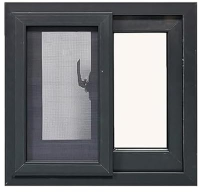 Ersättningsfönster, källarfönster med myggnät, för bostäder, skjul, spelstugor, kycklinghus, enkel installation (50x20in/127x127,8 cm)