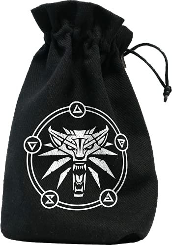 Q-Workshop QWOWGE16 The Witcher Dice Bag: Geralt – School of the Wolf (7), Weiss/Opulenter Garten, 11 x 15 cm