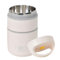 680ML Boîtes Alimentaires Isothermes, En Acier Inoxydable Boîte Isotherme Repas Chaud, Thermos Chaud Double Couche, Petit-déjeuner Boîte Récipient Thermique Boîte à Lunch pour école, bureau (Beige)