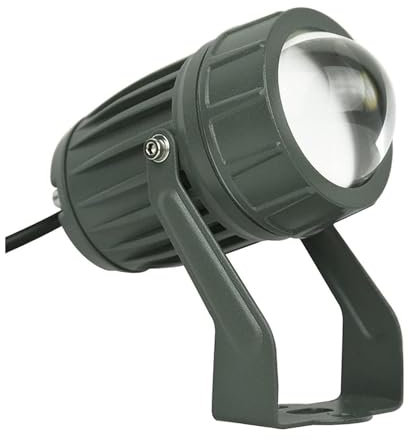 Luce A Fascio LED - Proiettore A Fascio Stretto, Faretto A Fascio Stretto Da 10 W Per Pareti Esterne Di Edifici, Faretto Da Pavimento A LED Per Esterni Impermeabile IP65, Per Giardini, Gazebo ( Color