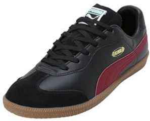 PUMA Unisex King 21 IT Fussballschuh, Black-Dark Crimson, 44 EU