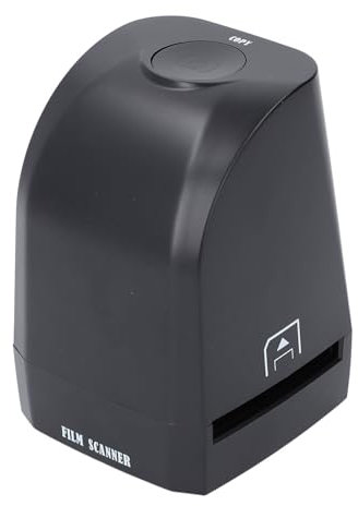 Plyisty USB Film Scanner 8MP, Film and Slide Scanner Support 3: 2 Image Ratio and JPEG Image, Convert 35mm, 135mm Color Positives, Negatives, Color, Black and White Slides
