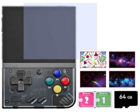 ExploTex Mioyo Mini Plus Retro Handheld Game Console, 3.5 Inch Portable WiFi Handheld Retro Game Console