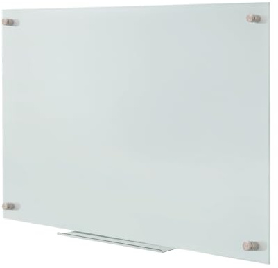 LogiLink EO0060 - Marqueur à sec magnétique - Tableau blanc en verre - Pour montage mural - 60 x 45 cm - Sans cadre