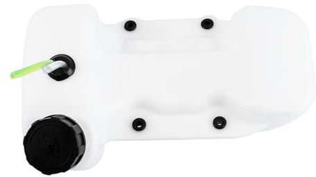 UKCOCO Lawn Mower Fuel Tank White Trimmer Gas Tank for Lawn Care Reusable Brush Cutter Accessories