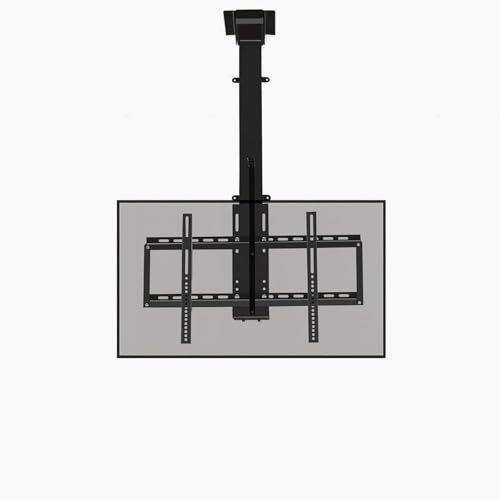 Adjustable Ceiling TV Mount for Curved/Flat Screens 32-75 Inch Supports Up to 60kg VESA 600x400mm Height Adjustable Perfect for Home Theatre and Commercial Use
