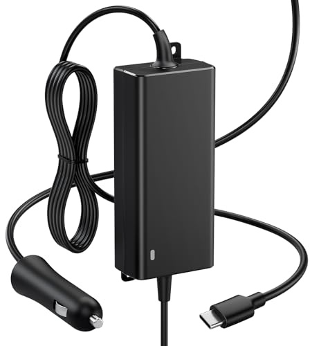 100W USB-C Auto Ladegerät KFZ Netzteil für Laptop PD 3.0 PPS | Kompatibel mit MacBook Pro/Air, Lenovo, Dell XPS, HP und ASUS. Ideal für PKW und LKW mit 12V-24V Bordspannung