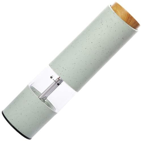 Battery Operated Pepper Seasoning Grinder Salt Adjustable Roughness Detachable Parts Dishwasher Safe Colorful Design Rustproof Steel Spice Grinder