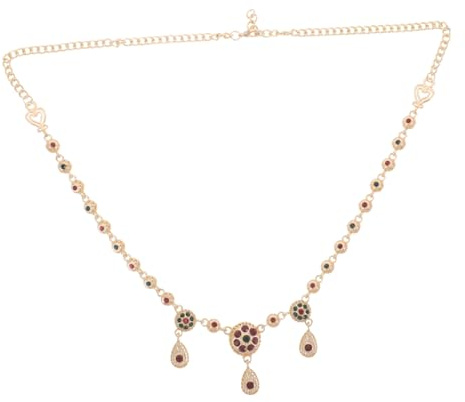 FRCOLOR Accessoires de Coiffure pour Mariées Bandeaux Cristal Forme de Larme Bijoux de Tête pour Mariage Coiffe Légère pour Femme Dorée