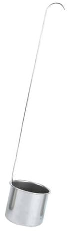 MagiDeal Louche à vin, cuillère doseuse, cuillère à mesurer avec long manche et fond plat pour sauce soja, L