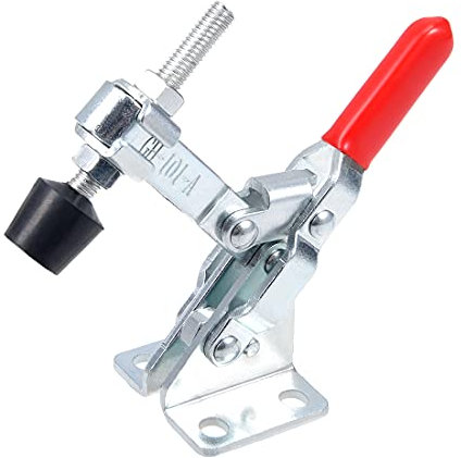sourcing map Toggle Clamp GH-101-A Vertical Quick-Release Hand Tool 50Kg/110Lbs