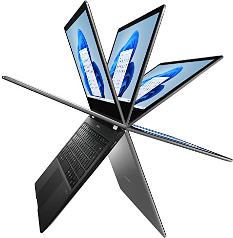 MEDION E3221 33,8 cm (13,3 Zoll) Full HD Touch Convertible Notebook (Intel Pentium Silver N5030, 4GB DDR4 RAM, 128GBSSD, Intel UHD, WLAN, Webcam, Win 11 Home S-Modus)