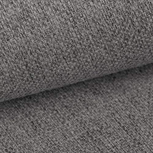 HEKO PANELS Sömnad Metervara Hantverk Sömnad Tyg Atena - Möbeltyger för Soffor Stolar Kuddar och Fåtölj - Tyg Efter Meter 100% Polyester Motstår Slitage och UV-Strålning - Grå