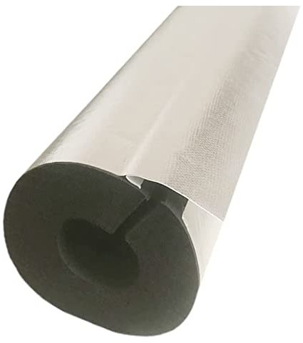 Vetris Rohrisolierung 22mm 28mm 60mm 108mm, Isolierstärke 20mm 30mm, 1m Länge, Selbstklebend Isolierschlauch Trampolin Schaumstoffschlauch Frostschutz Rohrdämmung Rohrschale Thermo-Isolierung Rohr