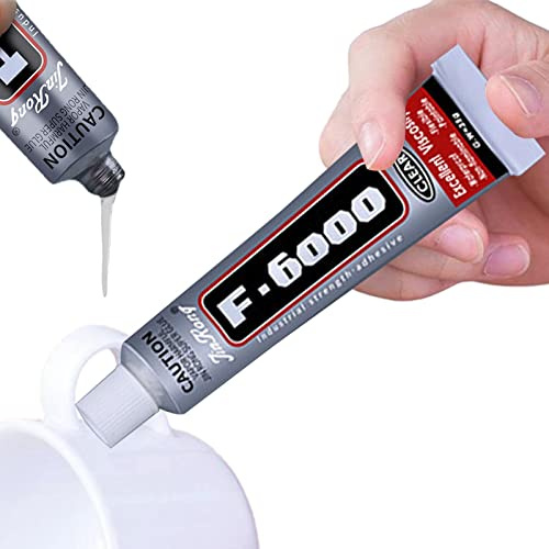 F 6000 - Pegamento multiusos F-6000 | Adhesivo instantáneo de grado industrial de 20 g, adhesivo de resina polimérica de grosor medio para torneado de madera,
