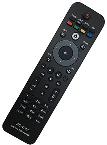 RC-4749 VINABTY Télécommande Infrarouge RC4749 Philips Blu-Ray Disc Player BDP7300 BDP5000 BDP7300/05 BDP7300/12 BDP5000/12