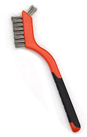 XTYPE Cepillo de limpieza industrial de latón nailon alambre de acero inoxidable cepillo de cerdas duras removedor de óxido cepillo de limpieza herramientas manuales (color: Bianco)