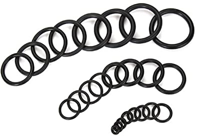 Michass 800 Stück 18 Größen M3-M27 Metrische Dichtungsringe O-Ringe aus Nitrilkautschuk,Gummi O-Ring Dichtungen Dichtring Dichtungsset, Durchmesser für Reparatur Autos Sanitär Werkstatt Hydraulik