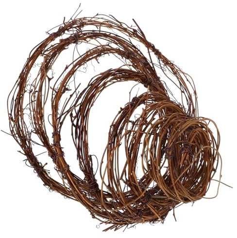 Warmhm 4,6m Selbstgemacht Zweiggirlande Aus Rattan Für Party Wanddekoration Kranz Basteln Pflanzenschmuck