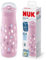 Gobelet à couvercle rabattable et paille NUK Mini-Me pour bébé | 12+ mois | 450 ml | Biberon pour enfant | Bec renforcé anti-fuites | Résistant aux chocs | Taches roses
