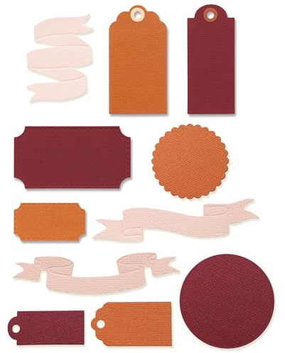Thinlits Stanzformset, Vintage-Tags und -Banner von Kath Breen, 12er-Pckg