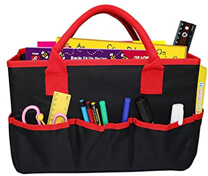 YOUNAFEN Mehrzweck-Organizer für Kunsthandwerk, Handheld-Lehrer-Tasche, Make-up-Aufbewahrung für Reisen, den täglichen Gebrauch, Basteltaschen mit Taschen, Griffen für Frauen