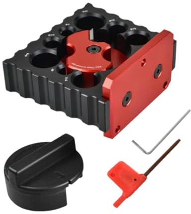 FewNvWa Accessori per la lavorazione del legno per la creazione di tasselli regolabili, asta tonda per la lavorazione del legno, strumento ausiliario