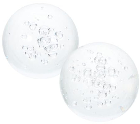 BESPORTBLE Fountain Glass Ball 4Cm - Transparente Blase Glas Kugeln FüR DIY Brunnen Aquarium Deko Und Steingarten Perfekte Feng Shui Kugeln FüR Kreative Tischdekoration