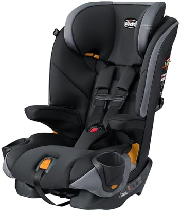 Chicco MyFit 2-in-1 Harness Booster Car Seat, 5-Point Harness Car Seat and High Back Booster, for Children 26.5-100 lbs, Iron/Black
