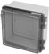 Junction Box Couvercle de charnière transparent IP67 ABS - Boîtier électrique en plastique avec plaque de montage pour extérieur