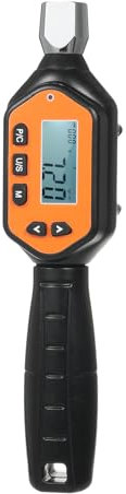 Mini clé dynamométrique numérique à tête remplaçable de 6,35 mm, clé dynamométrique numérique portable, grand écran avec son rétroéclairé, LED mode de crête en temps réel, 3 modes de mesure, quatre