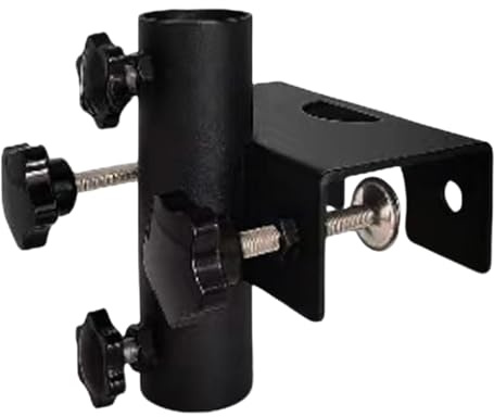 High Performance Sun Shield Clamp Parasol Holder for Balcony Railing Deck Post Tools Free Installation Deck Umbrella Holder Outdoor Sun Protection Holder