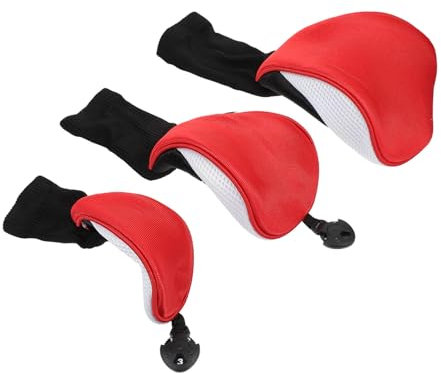 Anneome 1 Satz Golf Schlägerkopfschutz Set Golfschläger Schutzhülle für Holz und Putter Robuste und Praktische Abdeckung für Standard Golfschläger für Einsatz im oder Zuhause