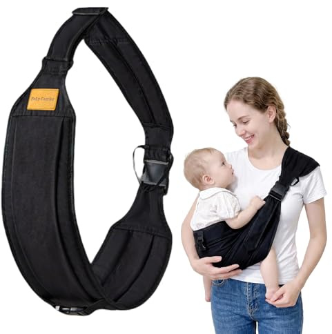 TENGWA Seitentrage Baby Sling Tragehilfe Kinder bis 20 kg Verstellbar | Hüfttrage Kleinkind Tragehilfe Baby Tragetuch Neugeborene Seitlich Tragbar für Säuglinge und Kleinkinder Bis 3-36 Monaten