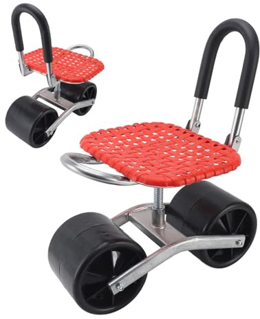 Gartenarbeitshocker mit Rollen – Rollwagen für komfortables Gärtnern | Arbeitssparender Gartenstuhl | Unverzichtbares Zubehör für effiziente Gartenarbeit