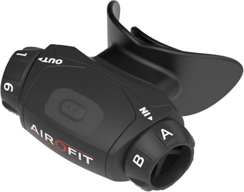 Airofit Elite Atemtrainer für Sport, Fitness und Leistungssteigerung – Fortschrittliches Atemtraining mit geführten Workouts, Leistungsüberwachung und Fortschrittsanalyse für den täglichen Gebrauch
