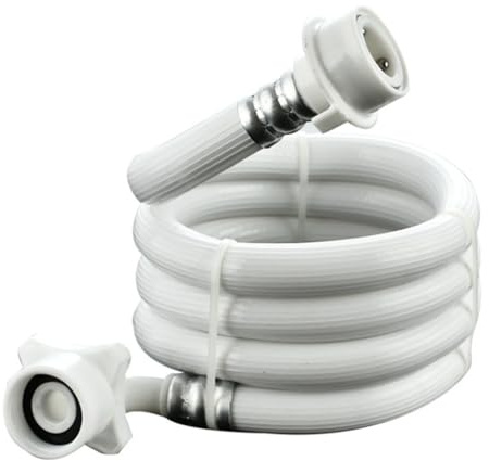 Bwuikim Washing Machine Water Inlet Hose PVC Anti-explosion Thicken Pipes Length 1M / 1.5M / 2M / for 3M / / 5M Washer Pipe for Inlet Hose
