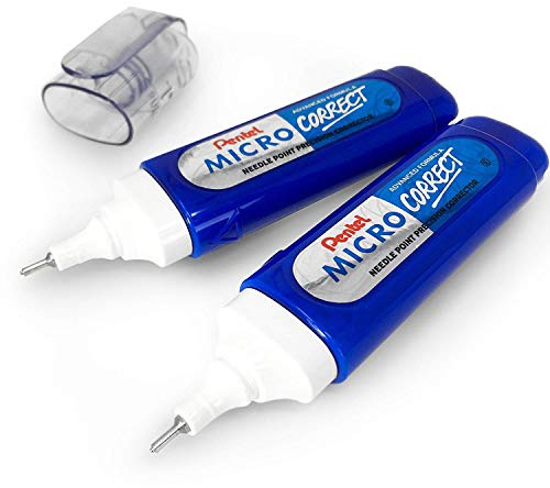 Pentel Micro Correct Correction Pen – Fine Point – Pack of 2-12ml