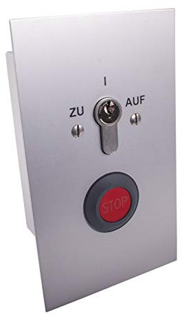 Schlüsseltaster unterputz zweiseitig tastend mit Stoppfunktion Torantriebe Garagentorantriebe (Verschiedenschließend)