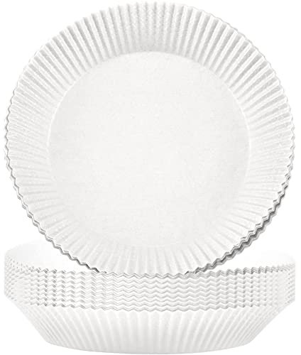 HONGXW 100PCS Cupcake Baking Cup Liner White Muffin Baking Cups Giant Muffin Cups Reusable Nonstick Jumbo Baking Cups Parchment Paper Cupcake Liners Perfect for Baking,